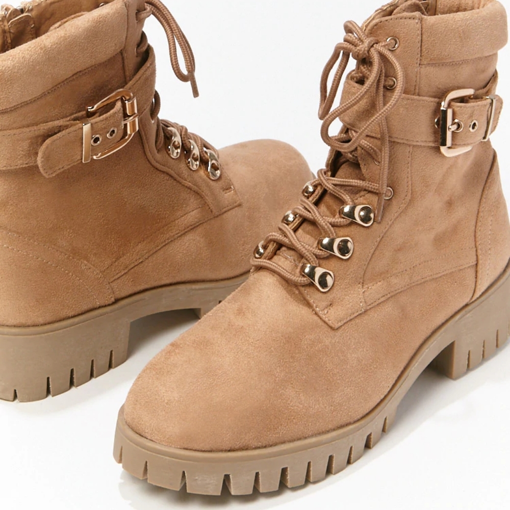 Forever 21 'Faux Suede Ankle Boots' Sz 10